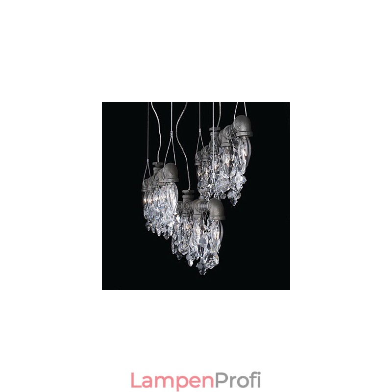 Kreativer Kronleuchter mit 5 Lichtern im nordamerikanischen Stil im Rohrdesign