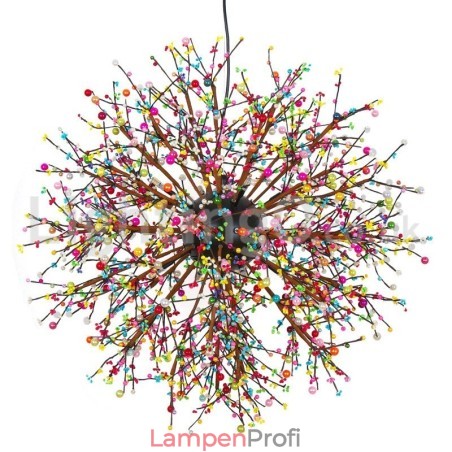 Nordischer Löwenzahn-Kronleuchter, farbiger Kronleuchter Nordischer Löwenzahn-Kronleuchter, farbiger Kronleuchter