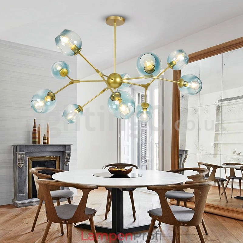 Nordisches postmodernes molekulares magisches Bohnen-Kronleuchter-Café