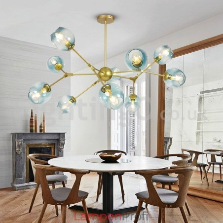 Nordisches postmodernes molekulares magisches Bohnen-Kronleuchter-Café