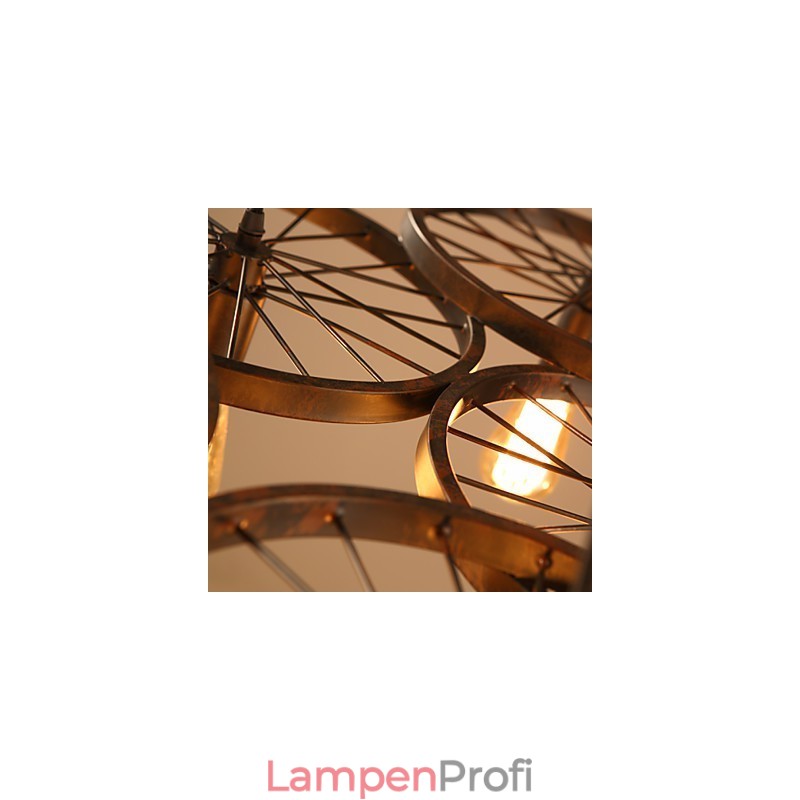 Beleuchtung Industriellen Loft-Stil Schmiedeeisen Kronleuchter Cafe Rad Kronleuchter