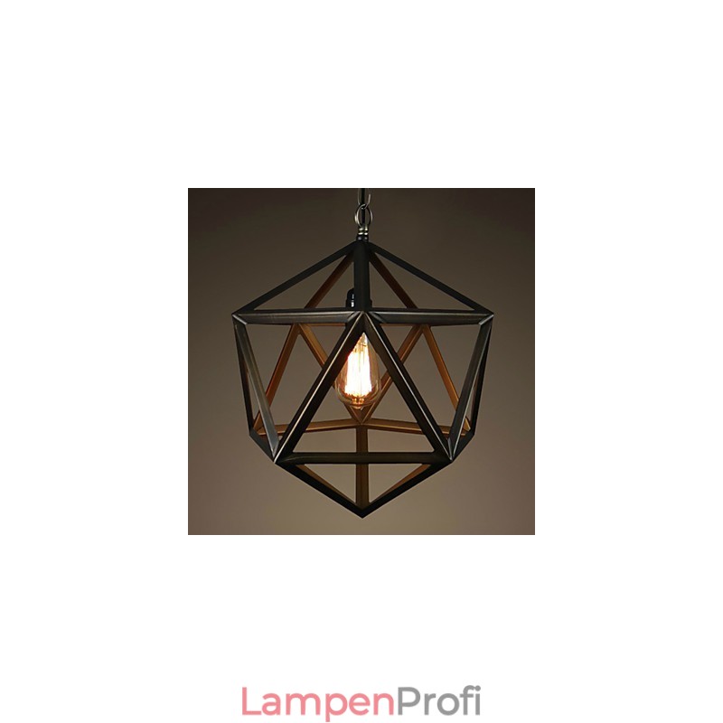 Rustikaler Lodge-Kronleuchter im Vintage-Stil aus Metall