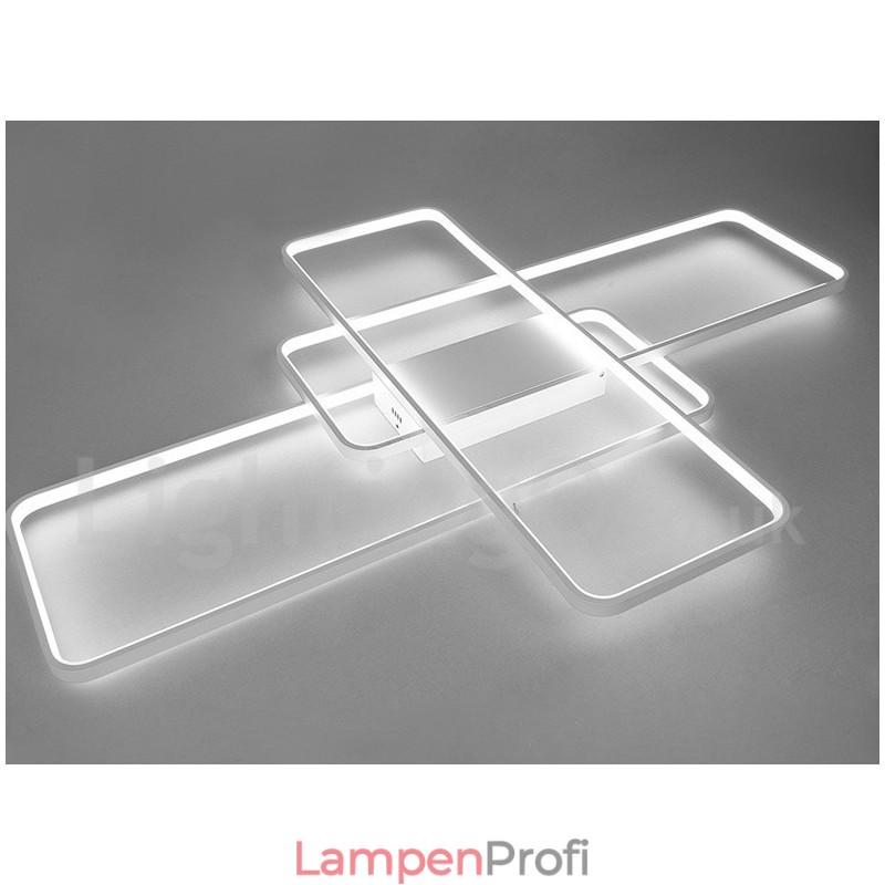 Moderne Deckenleuchte mit zeitgenössischer Aluminium-Malerei, bündige Wandleuchte mit Ferndimmer für Wohnzimmer, Schlafzimmer, kann auch als Wandleuchte verwendet werden