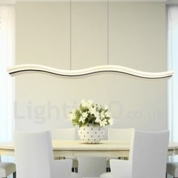 Dimmbare lineare Pendelleuchte mit Fernbedienung, modernes Design
