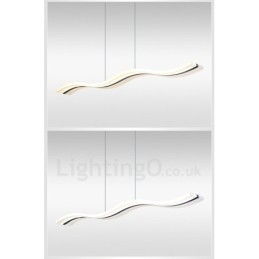 Dimmbare lineare Pendelleuchte mit Fernbedienung, modernes Design