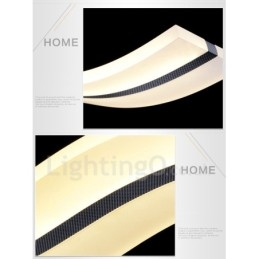 Dimmbare lineare Pendelleuchte mit Fernbedienung, modernes Design