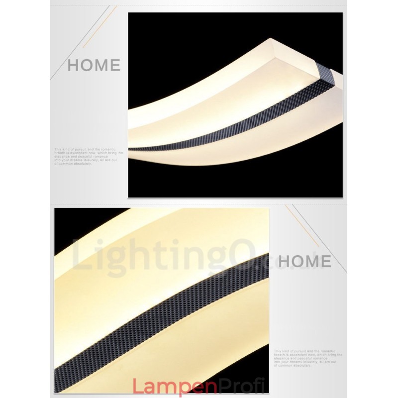 Dimmbare lineare Pendelleuchte mit Fernbedienung, modernes Design