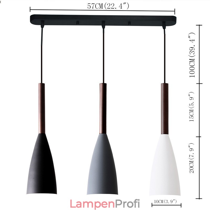 Modernes zeitgenössisches Macaron-Pendelleuchtendesign