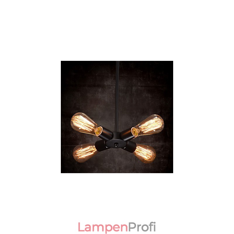 Pendelleuchte 4 Lichter Landhausstil Schmiedeeisen