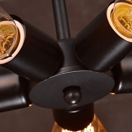 Pendelleuchte 4 Lichter Landhausstil Schmiedeeisen