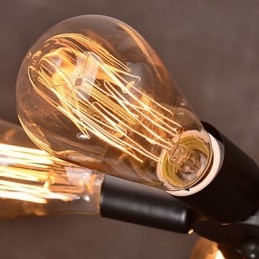 Pendelleuchte 4 Lichter Landhausstil Schmiedeeisen