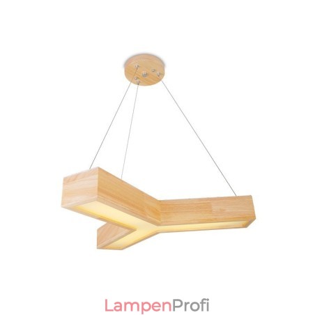 Moderne dreieckige Pendelleuchte aus Holz Moderne dreieckige Pendelleuchte aus Holz