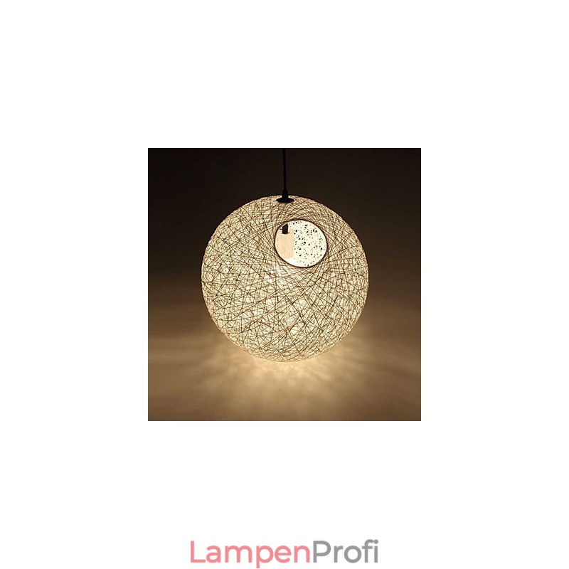 Country Simple Modern Lampe Pastoral Rattan Lampe Hanf Ball Kronleuchter