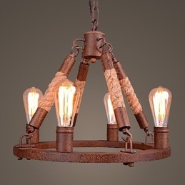 Vintage Seil Pendelleuchte Loft Kreative Industrielle Lampe Amerikanischen Stil Dekoration
