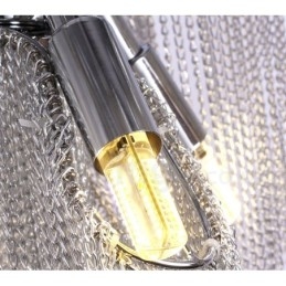 Aluminium Quasten Kronleuchter Designer Pendelleuchte Silber Farbe