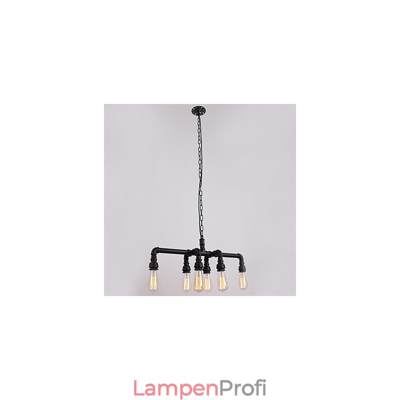 Wasserpfeife Retro-Plattierung 6-Licht-Malerei-Anhänger