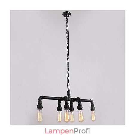 Wasserpfeife Retro-Plattierung 6-Licht-Malerei-Anhänger Wasserpfeife Retro-Plattierung 6-Licht-Malerei-Anhänger