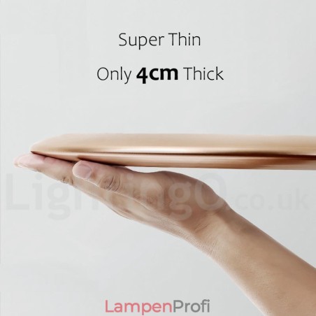 4 cm dicke, superdünne, dimmbare, moderne Deckenleuchten im zeitgenössischen nordischen Stil mit Acrylschirm und Fernbedienung, können auch als Wandleuchte verwendet werden 4 cm dicke, superdünne, dimmbare, moderne Deckenleuchten im zeitgenössischen nordischen Stil mit Acrylschirm und Fernbedienung, können auch als Wandleuchte verwendet werden