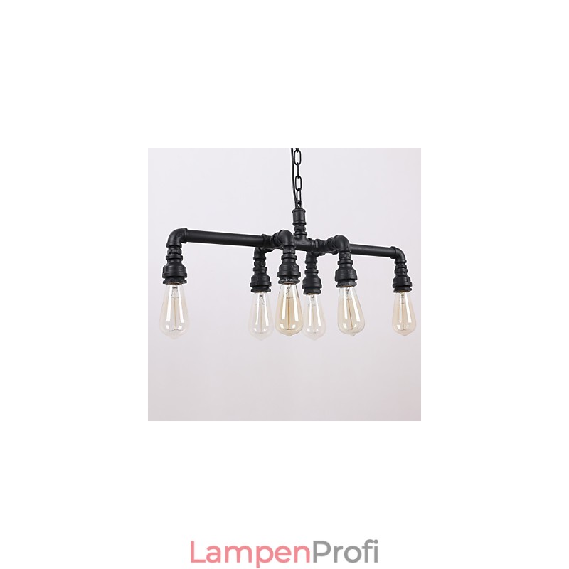 Wasserpfeife Retro-Plattierung 6-Licht-Malerei-Anhänger
