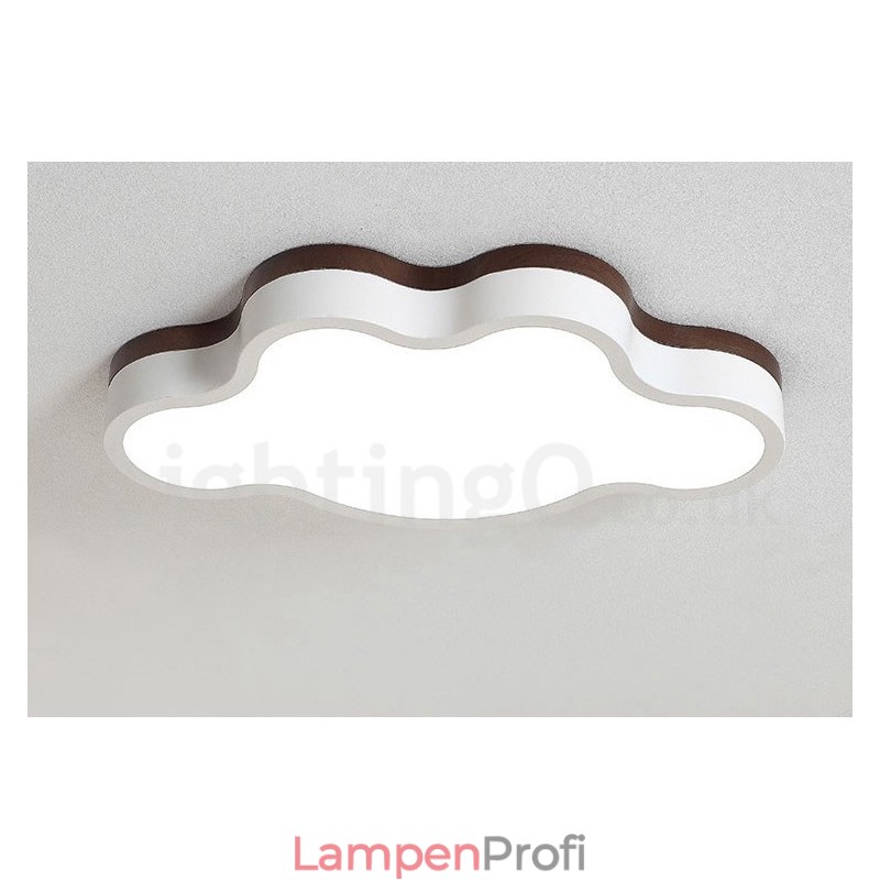 Retro Holz Stahl Flush Holz Licht Kinder Deckenleuchte