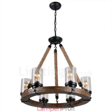 6 Licht Ring Vintage Holz Kronleuchter Industrielle Wind Loft Holz Linear Anhänger Beleuchtung 6 Licht Ring Vintage Holz Kronleuchter Industrielle Wind Loft Holz Linear Anhänger Beleuchtung