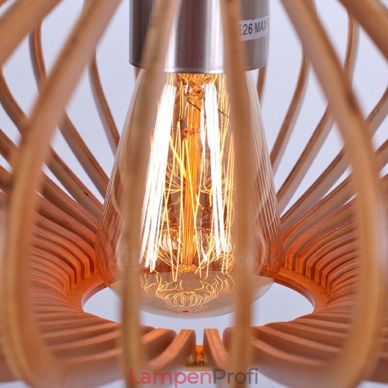 1 Licht Laterne Vintage Holz Kronleuchter Industrielle Wind Loft Holz Linear Anhänger Beleuchtung