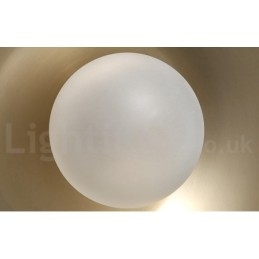 Pendelleuchte im Industriestil, 1 Licht, goldfarben, Mini-Stil, galvanisch lackiert, mit Glasschirm