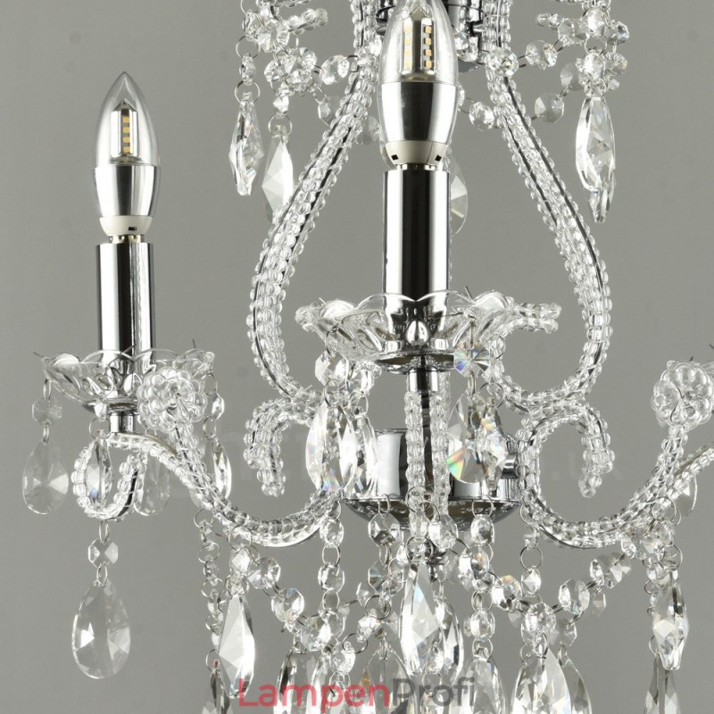 3 Licht Gold Silber Amerikanischen Stil Kristall Anhänger Kronleuchter Licht Shop