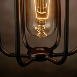 Kronleuchter Mini-Stil Rustikale Lodge Retro Metall 3 Licht Pendelleuchte