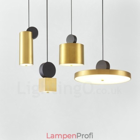 4 Stile Gold Schwarz Postmodern Pendelleuchte 4 Stile Gold Schwarz Postmodern Pendelleuchte