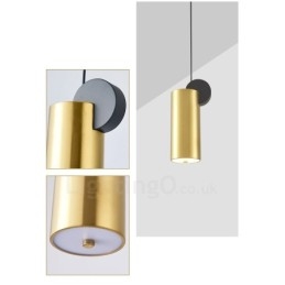 4 Stile Gold Schwarz Postmodern Pendelleuchte