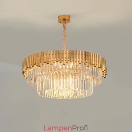 Postmodernen Gold Luxus Runde K9 Kristall Anhänger Kronleuchter Lichter Ausstellung Halle Postmodernen Gold Luxus Runde K9 Kristall Anhänger Kronleuchter Lichter Ausstellung Halle