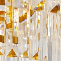 Gold Postmodernen Luxus Runde K9 Kristall Anhänger Kronleuchter Ausstellung Halle