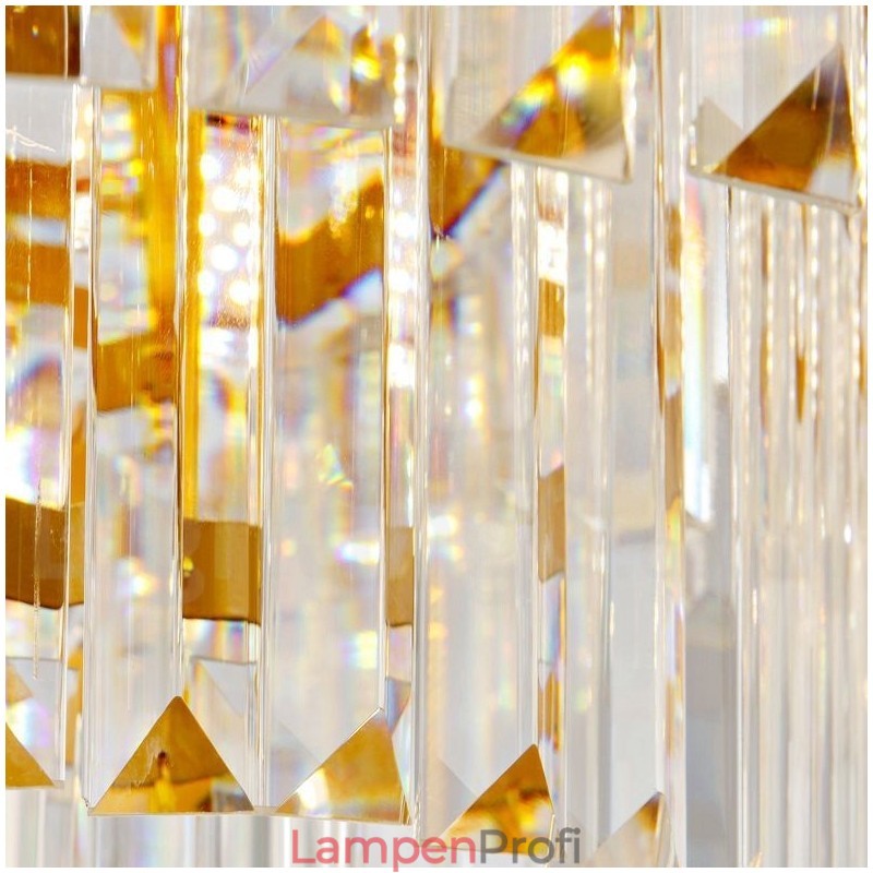 Gold Postmodernen Luxus Runde K9 Kristall Anhänger Kronleuchter Ausstellung Halle