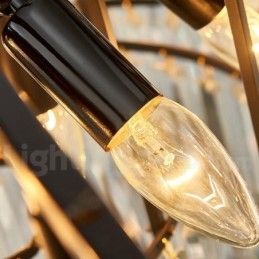 Dieses Jahr Luxus Postmodern Gold Runde K9 Kristall Anhänger Kronleuchter Ausstellungshalle