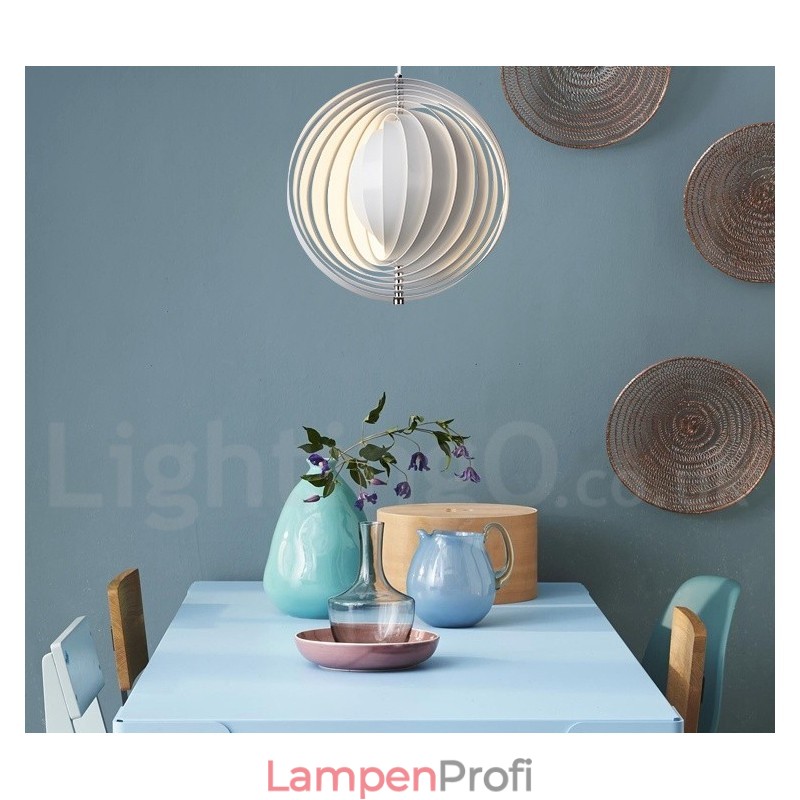 Globe White Rotate Postmodern DIY Pendelleuchte