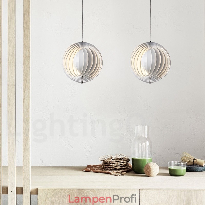 Globe White Rotate Postmodern DIY Pendelleuchte