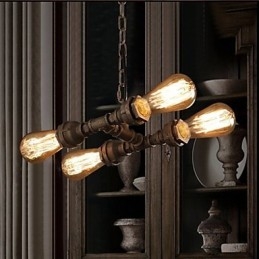 4 Licht Amerikanischen Industrielle Wasser Rohr Retro stil Wind