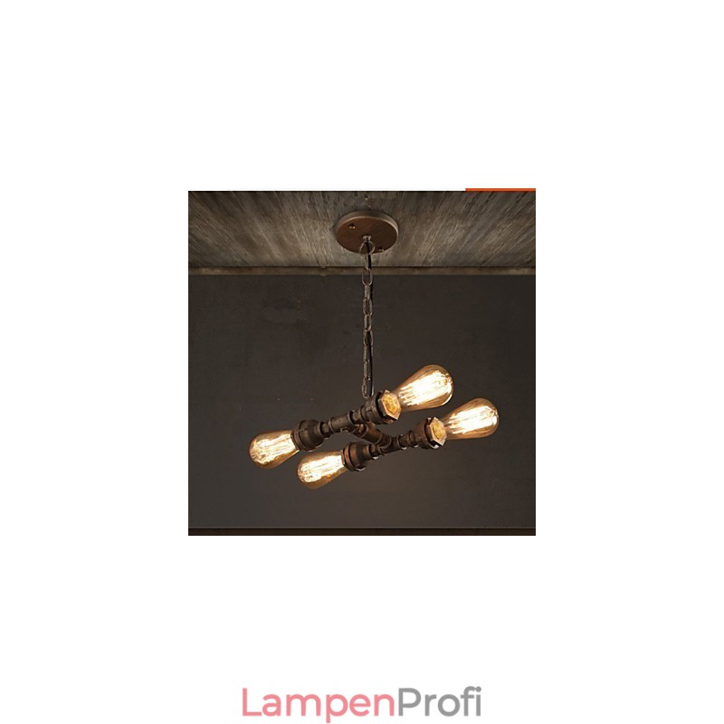 4 Licht Amerikanischen Industrielle Wasser Rohr Retro stil Wind