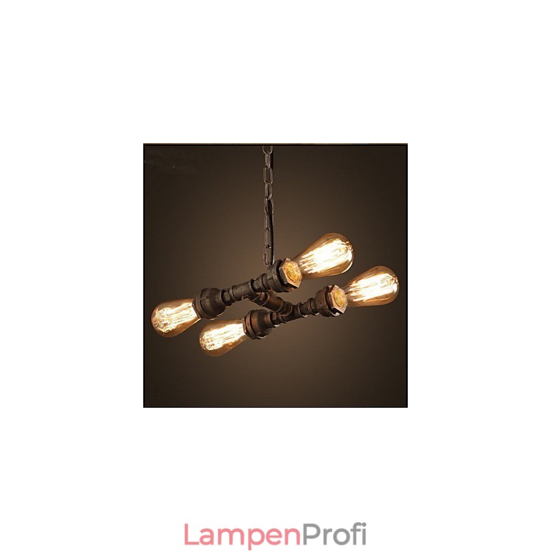 4 Licht Amerikanischen Industrielle Wasser Rohr Retro stil Wind