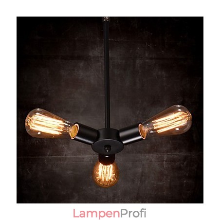 Pendelleuchte 3 Lichter Landhausstil Schmiedeeisen Pendelleuchte 3 Lichter Landhausstil Schmiedeeisen