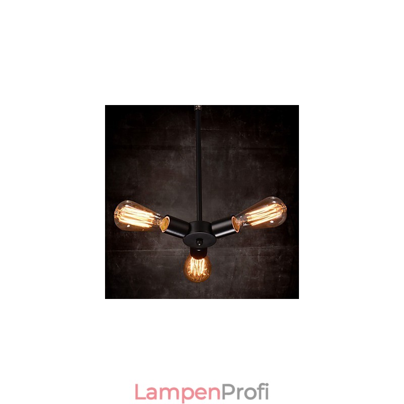Pendelleuchte 3 Lichter Landhausstil Schmiedeeisen