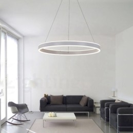 1 Ring Zwei Streifen Art Deco Pendelleuchte 60cm Pendelleuchte