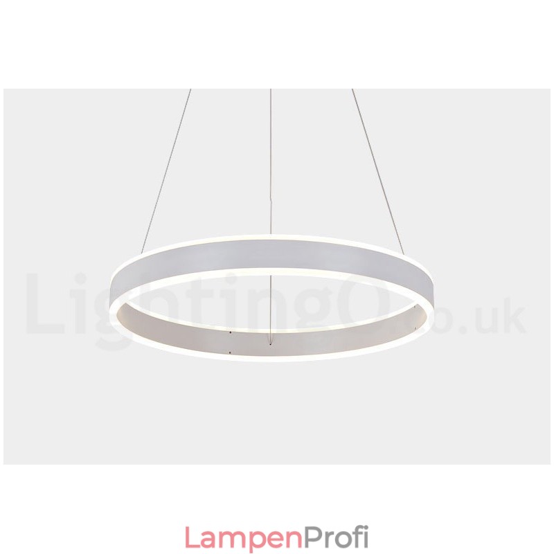 1 Ring Zwei Streifen Art Deco Pendelleuchte 60cm Pendelleuchte