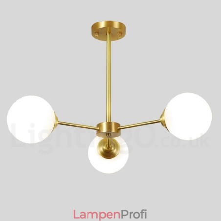 3-Licht Reinem Messing Nordeuropa Bean Kronleuchter Moderne Metall Moleküle Pendelleuchte 3-Licht Reinem Messing Nordeuropa Bean Kronleuchter Moderne Metall Moleküle Pendelleuchte