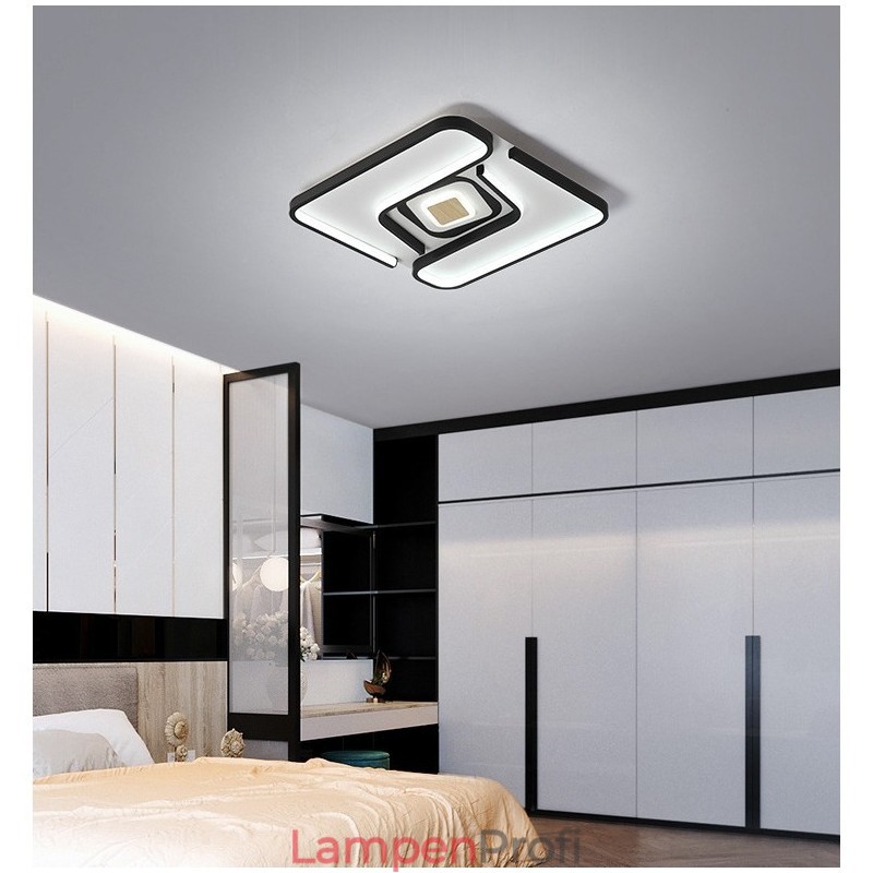 Quadratische, moderne, zeitgenössische Deckenleuchte