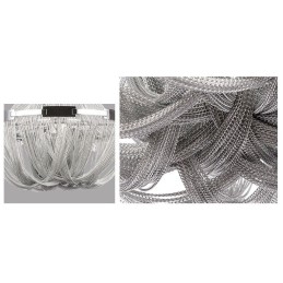 Quasten Kronleuchter Designer Pendelleuchte Silber Gold Farbe