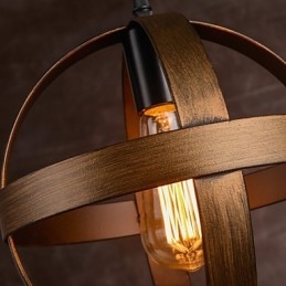 Retro Eisenlampe Moderner minimalistischer Kronleuchter im Industriestil