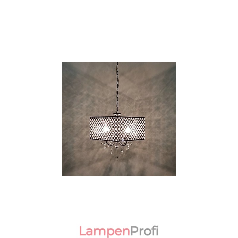 Traditioneller klassischer Kronleuchter aus Metall mit Kristallmalerei