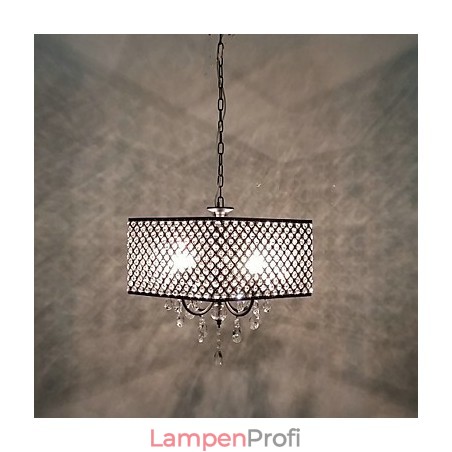 Traditioneller klassischer Kronleuchter aus Metall mit Kristallmalerei